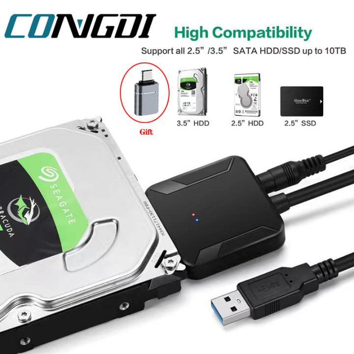 SATA to USB Adapter Cable for Inch External HDD SSD