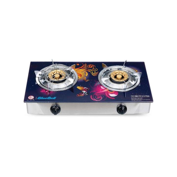 RFL DOUBLE GLASS GAS STOVE BLUEBELL (LPG)