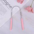 Stainless Steel Tongue Cleaner Scraper Oral Care Bad Breath Sweeper Health Tool. 