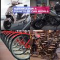 TOHAYIE Motorcycle TPMS Tire Pressure Monitoring System Solar External Sensors Waterproof Dustproof TPMS for Moto.