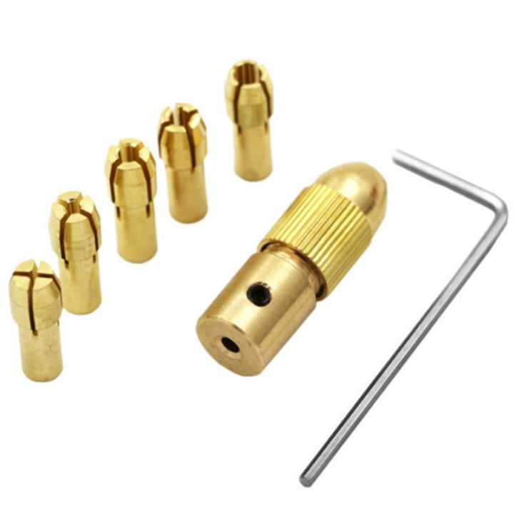 7pcs%202.35/3.17mm%20Brass%20Collet%20Mini%20Drill%20Chucks%20For%20Electric%20Motor%20Shaft%20Drill%20Encounter%20-%20Image%203