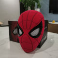 Mascara Spiderman Headgear Cosplay Moving Eyes Electronic Mask Spider Man 1:1 Remote Control Elastic Toys for Adults Kids Gift. 