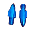 Looking Glass hole Screw or Universal Bu-let For motorcycle Mirror. Blue. 