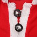 Male And Female Children Spring And Autumn Winter Long Sleeves Santa Claus Styling Dress Up Four Sets. 