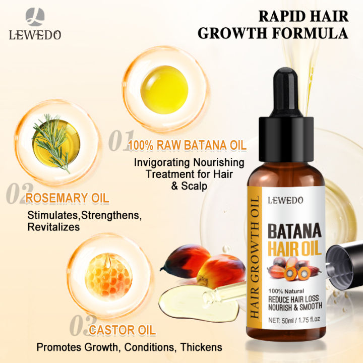 （NEW）Batana Oil For Hair  Grower  Lubricates And Strengthens Hair 50ml