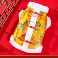 New Year Chinese Dragon Robe Costume Clothing Clothes 2024 Dog Costume L.