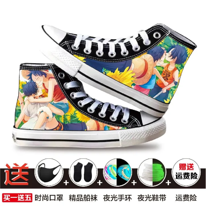Anime%20Peripheral%20One%20Piece%20High-Top%20Canvas%20Shoes%20Luffy%20Zoro%20Ace%20Boys%20and%20Girls%20Children%20Graffiti%20Leisure%20Shoes%20-%20Image%206