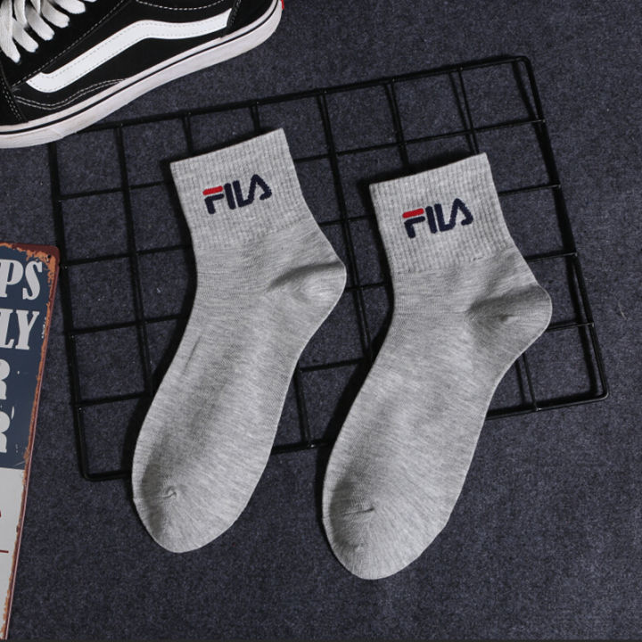 2021 1Pairs FILA Long Cut Socks Men Women Unisex Fashion