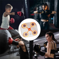 Music Boxing Target for Kids Boxing Machine Wall Mounted with LED Light Bluetooth Sensor Gym Exercise Equipm B. 