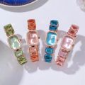inspried bye Hot Selling New Light Luxury Jewelry Rectangular Crystal Inlaid Watch for Women's Fashion Trend square Fashion Bracelet Watch.