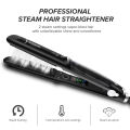 Ubeator -High-Grade Professional Ceramic Steam Hair Straightener Fast Heating Vapor Hair Flat Iron for Women-515-Black. 