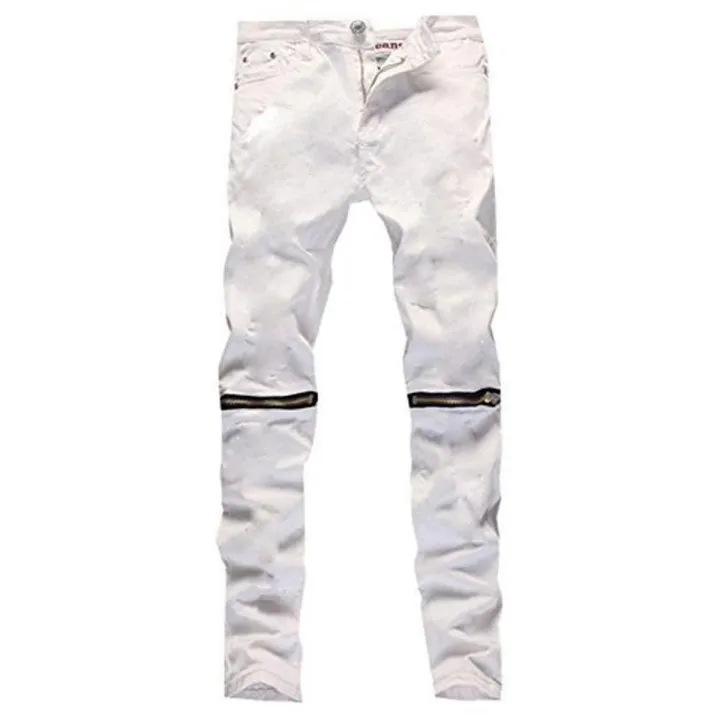Fashionable rip jeans pant.
