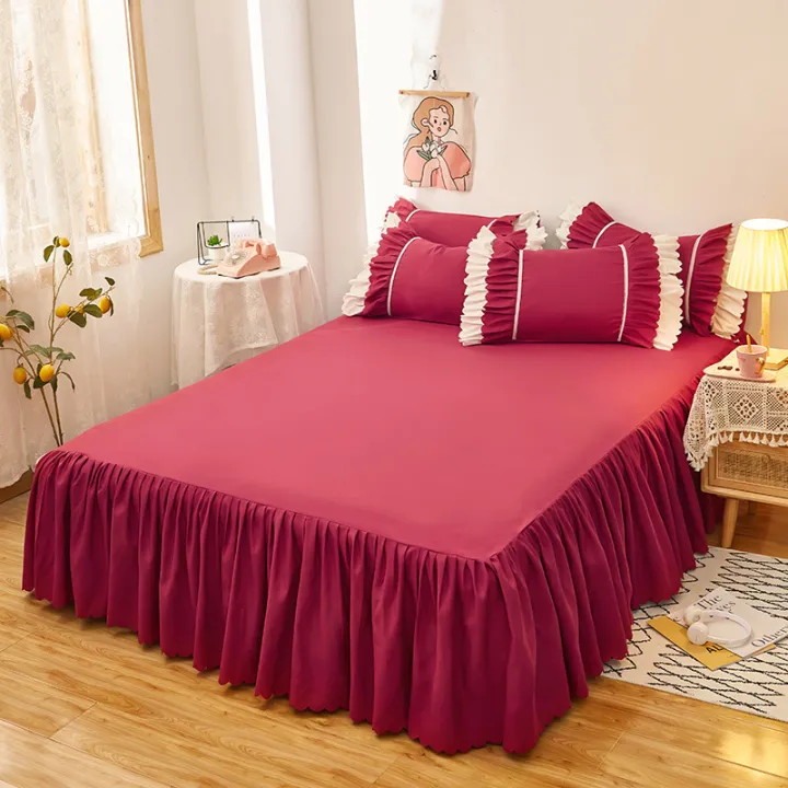 Bed%20skirt%20bedspread%20skirt%20single%20piece%20dust%20cover%20bed%20skirt%20bed%20apron%20cover%20anti-slip%20bed%20cover%20bed%20group%20girl%201.51.8%20-%20Image%206