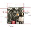 ICQURBT 2X DY-HV20T Voice Playback Module 12V/24V Power Supply 10W/20W Amplifier Support Micro-SD Card MP3 Music Player. 