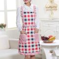 Women Lady adult Cooking Kitchen Apron Restaurant Home Cooking Chef Bib Aprons Dress Dining Room Barbecue with Pocket. 