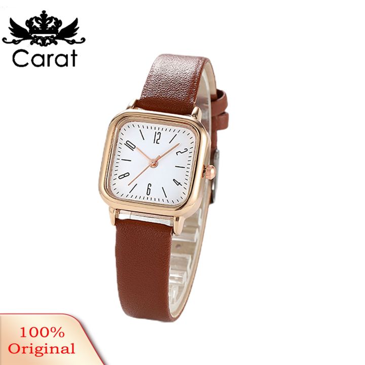 badgeCarat%20Women%20Watch%20Square%20Dial%20Adjustable%20Faux%20Leather%20Strap%20Elegant%20Minimalistic%20Gift%20Fashion%20Jewelry%20High%20Accuracy%20Metal%20Dress%20Wrist%20Watch%20for%20Daily%20-%20Image%203