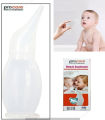 Silicone Baby Nasal Aspirator Penguin Appearance Transparent Reusable Baby Nose Cleaner Baby Nose Sucker. 