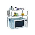 Microwave Oven Storage Racks - Silver. 