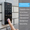 Outdoor Tuya App Wifi Access Control System IP68 Waterproof RFID EM Fingerprint Keypad ID Card Reader Standalone Door Controller.