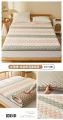 Mattress upholstery, single folding child, home winter and summer dual-purpose double-sided ice silk mat, student dormitory sponge mat.