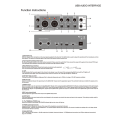 1 Piece Sound Card Studio Record USB Audio Interface Sound Equipment 48V Phantom for Recording Red. 