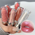 Diamond Glitter Mirror Pearl Gloss Lip Gloss Long-lasting Moisturizing Plumping Gloss Lip Tint Oil Water Light Liquid Lipsticks. 