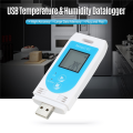 1 Pcs TempU 03 USB Temperature Humidity Data Logger Reusable RH TEMP Datalogger Recorder Humiture Recording Meter. 