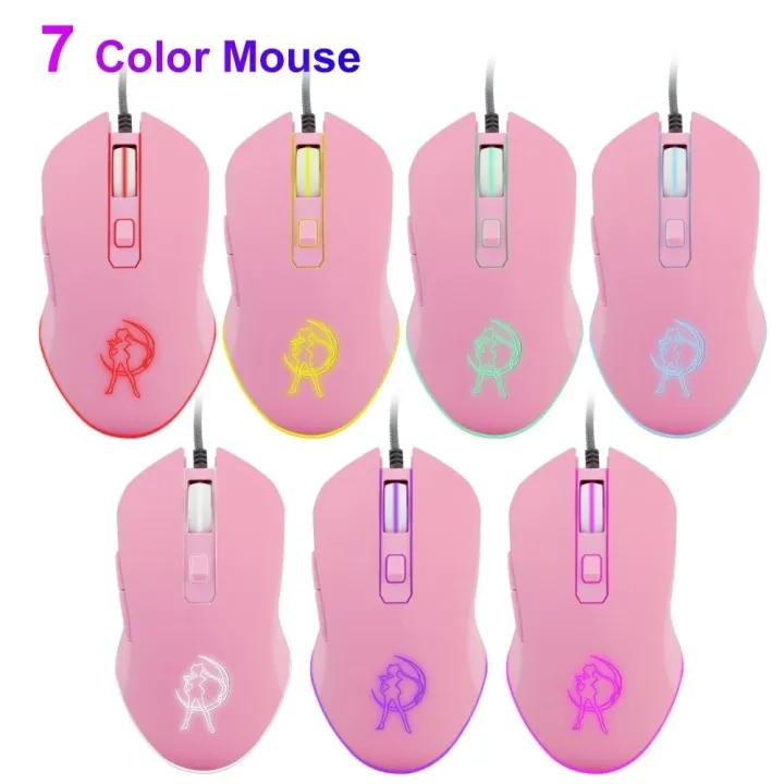 %E3%80%90YIYANGMAOYI111%E3%80%91Colorful%20Backlit%20Gaming%20Mice%203200%20Pink%20Computer%20Mouse%20Optical%20Fashion%20Sailor%20Moon%20Mouse%20Girl%20Gift%20For%20Laptop%20-%20Image%203