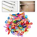 50Pcs Eye Glasses Spectacle Chain Strap Holder Loop Ends White.