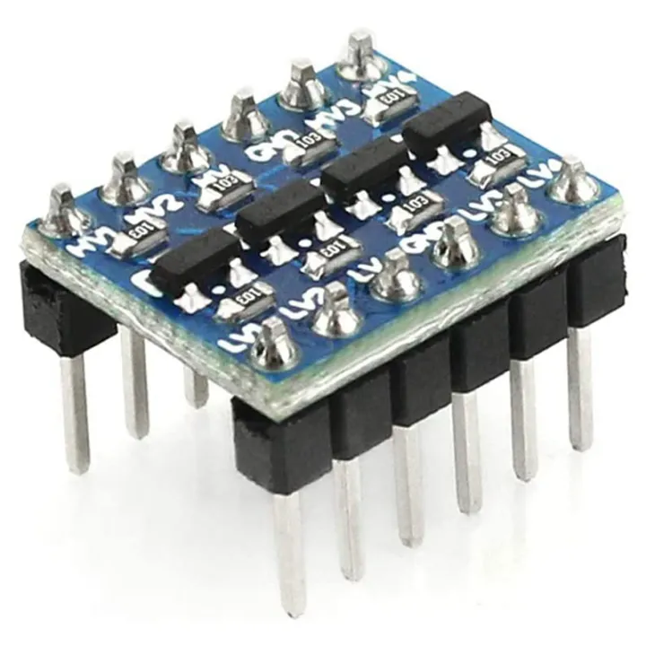 20Pcs%204%20Channel%20IIC%20I2C%20Logic%20Level%20Converter%20Bi-Directional%20Module%203.3V%20to%205V%20Shifter%20for%20Arduino%20(Pack%20of%2010)%20-%20Image%204