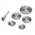 6Pcs Mini Circular Saw Blade Set for Wood Aluminum Cutting. 