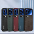 HODON Phone Case For Xiaomi Mi 17 Pro Max 15 14 14T Pro Ultra Redmi K80 Pro Hard PU Carbon Fiber Shockproof Protective Back Cover Case For Xiaomi Mi 17Pro max Phone Shell. 