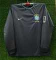 This is a Brazil national football team full-sleeve goalie jersey.