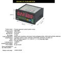 MYPIN Counter Mini Length Batch Meter 1 Preset Relay Output Count Meter Practical Length Meter 90-260V AC/DC the Hours Machine. 