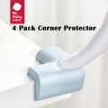 Babycare Soft Baby Proofing Corner Guards Protectors 4 Pack Furniture Corner Bumper Guards 3M Pre-Taped Sharp Corner Cushions to Prevent Head & Knee Injuries. 