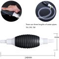 Multifunction Liquid Sucker Pump, Manual Fuel Transfer Pump Gasoline Siphon Hose, Portable Siphon Pump (1Meter). 