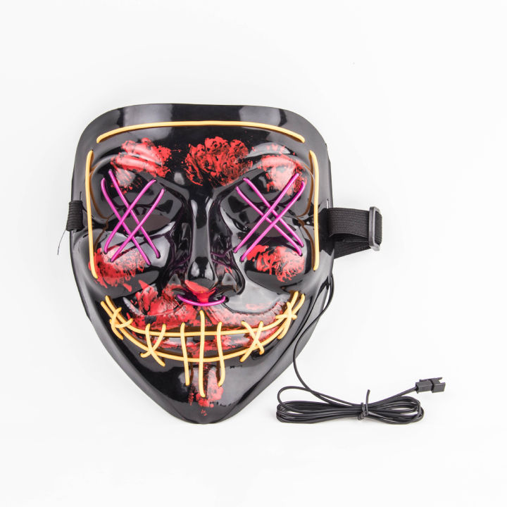 halloween%20party%20glow%20mask%20tik%20tok%20grimace%20fluorescent%20smiley%20face%20mask%20horror%20atmosphere%20props%20wholesale%20new%20year's%20day%20-%20Image%204