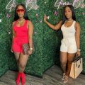 Summer Sleeveless Tank Top Shorts Set Two Piece Set Womens Outifits Jogger Suit Tracksuit Women Casual Party Club 2pcs Outfits. 