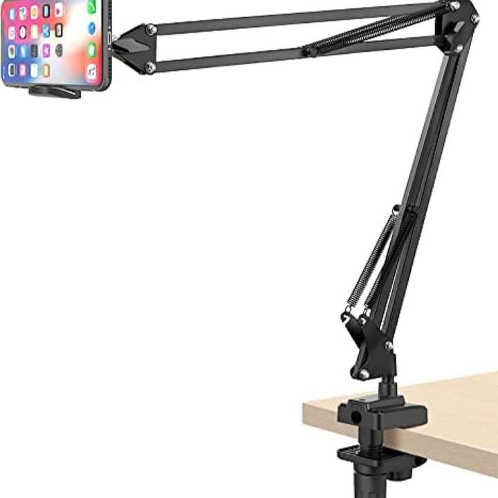 BSHOPCOMPUTER)Professional Mobile/Tablet Universal Stent (Black - Main Image