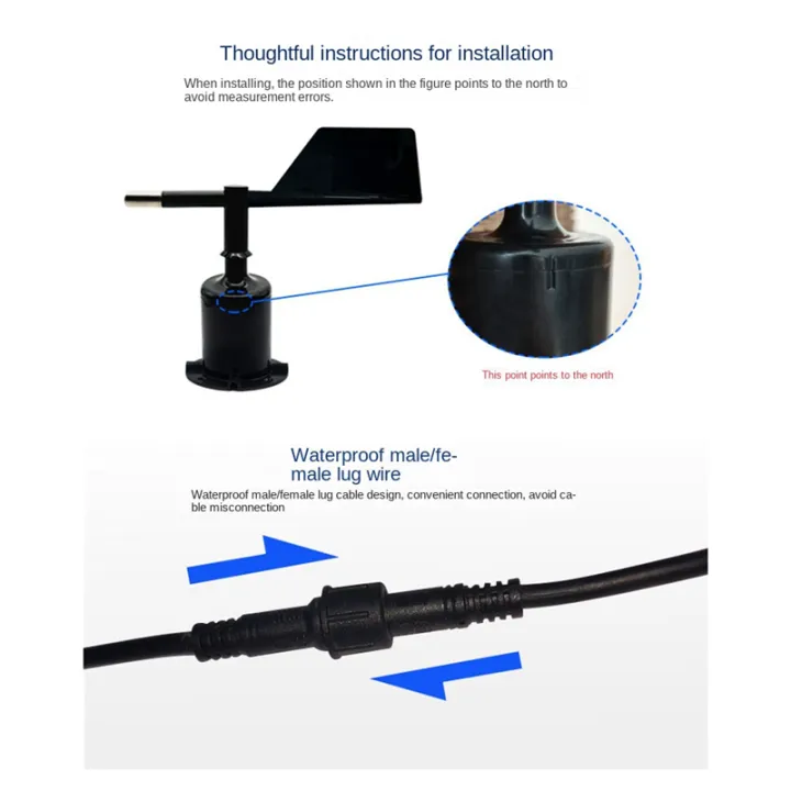 30M/S%20Polycarbonate%20Wind%20Speed%20Direction%20Sensor%20Weather%20Station%20Outdoor%203%20Cup%20Anemometers%20Sensor%20Output%200-5V%20-%20Image%202