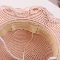 【The-Best】 2-8 Years Kids Sun Hat Girls Summer New Straw Bag Cap Set Baby Travel Sun Protection Beach Hats Sun Fisherman Hat for Child.