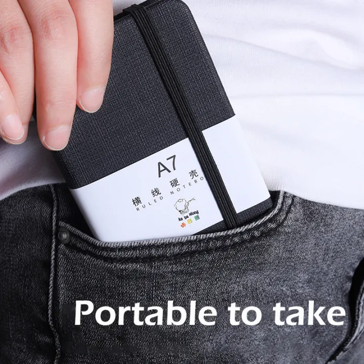 Mini%20Pocket%20Notebook%20Small%20Hardcover%20Leather%20Journal%20A7%20Notebook%20Planner%20Notepad%20Memo%20Diary%20Reminder%20Book%20-%20Image%208