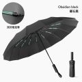 16K Double Bones Large Umbrella Men Womens Windproof Umbrellas Fully Automatic Folding Umbrella for Business Sun Rain Travel.