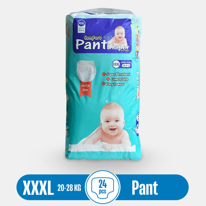 Comfort Baby Pant Diapers XXXL (20-28KG) 24pcs (Super