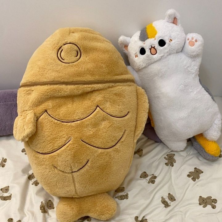 1pc%2040/60/80cm%20Japan%20Taiyaki%20Cat%20Plush%20Toy%20Anime%20Figure%20Cat%20Hiding%20in%20Cushion%20Bag%20Ferry%20Bunny%20Carrot%20Animal%20Plushie%20Throw%20Pillow%20-%20Image%203
