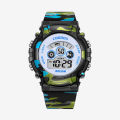 Boys Girls Pink Watch Best Gift Digital Wrist Watches for Children Blue Sport Waterproof Led Luminous Date Clock.