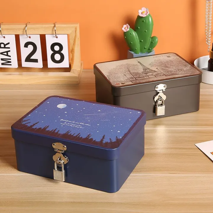 Retro%20tinplate%20box%20with%20lock%20key%20desktop%20storage%20box%20cosmetics%20document%20storage%20household%20jewelry%20empty%20box%20-%20Image%203