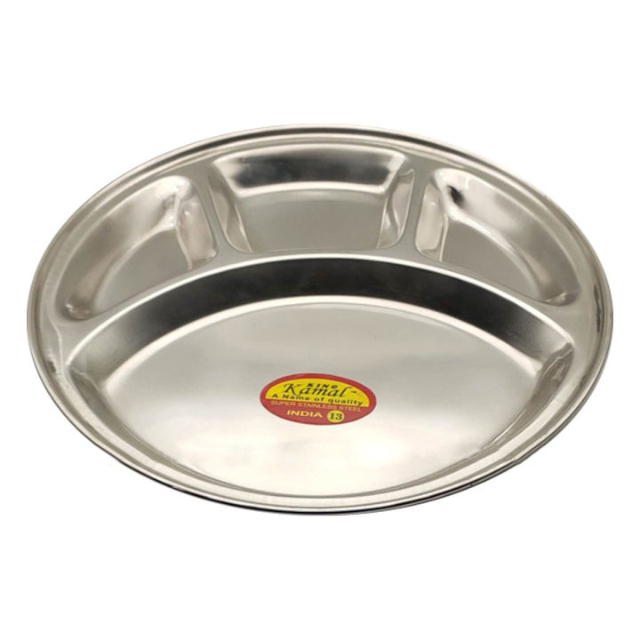 Stainless%20Steel%20Divided%20Plate%204%20Section-(31%20cm%20Round):%20Serve%20Meals%20with%20Precision%20on%20this%20Stainless%20Steel%20Divided%20Plate%20with%204%20Sections,%2031%20cm%20Round.%20-%20Image%206
