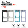 For Samsung Galaxy A52 Sim Card Sim Tray MicroSD Holder Slot Replacement Parts.