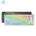AULA F68 Bluetooth Mechanical Keyboard - 68 Keys with Hotswap and Transparent Keycaps. 